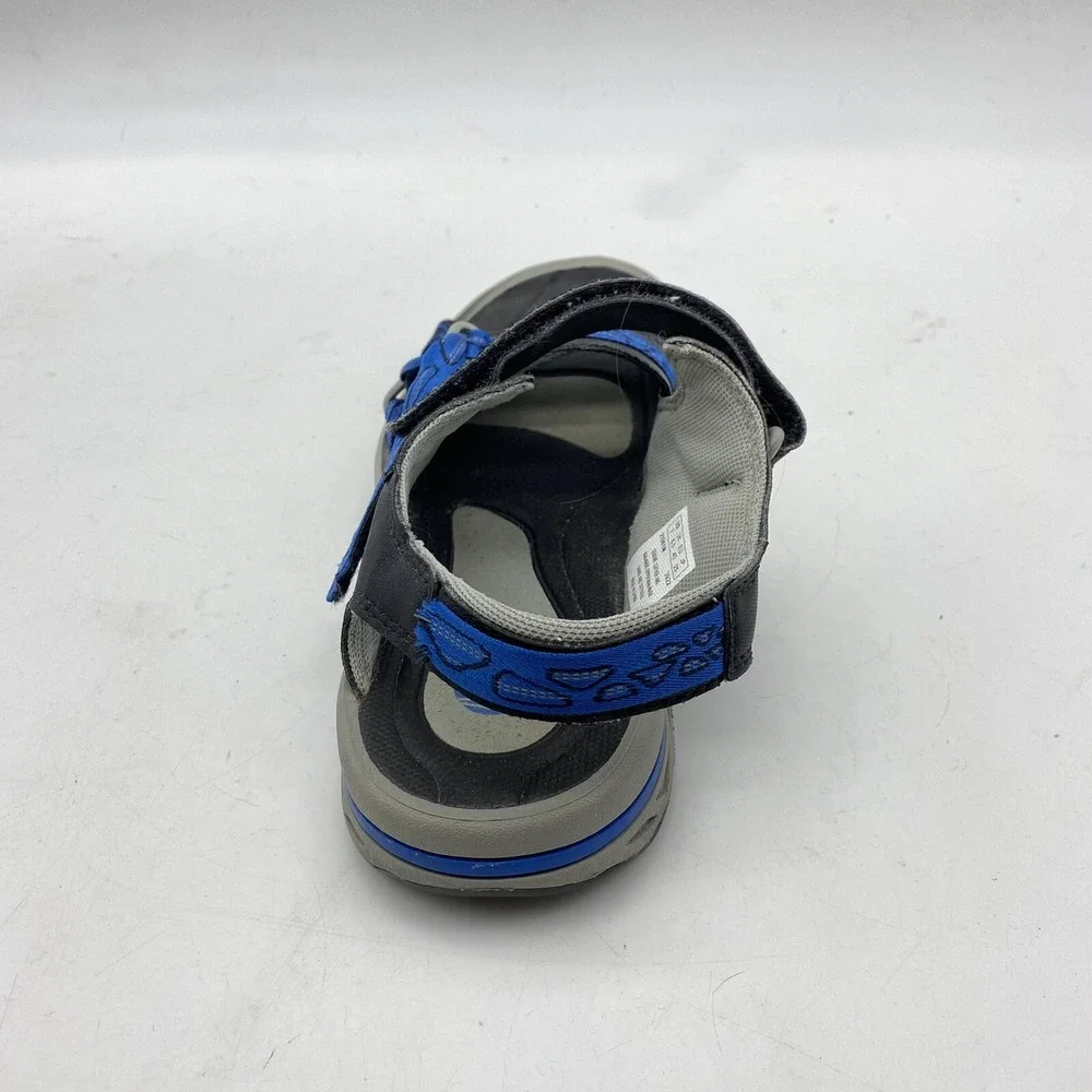 Timberland Mens Sandals 7 Black Blue Y2K Adjustable Hiking‎ Outdoor Gorpcore